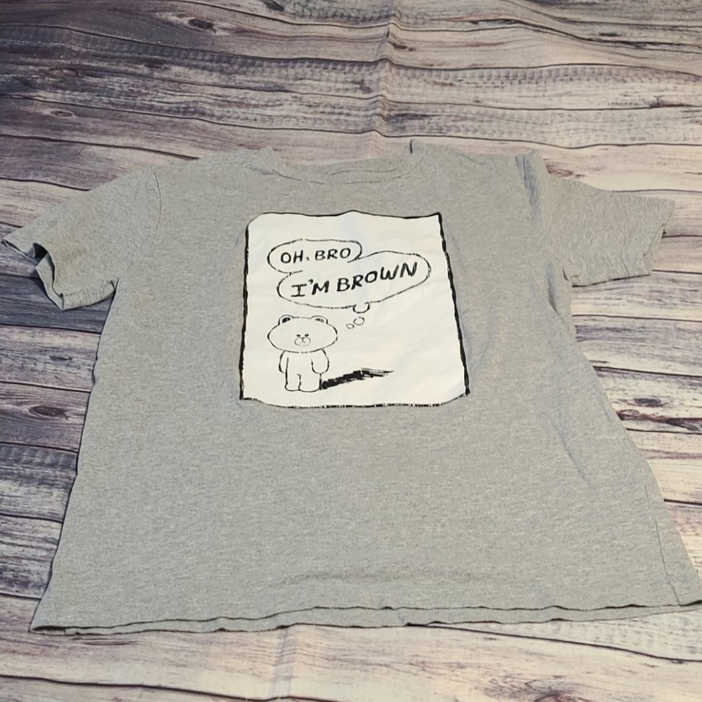Line Friend Brown Bear shirt, size M